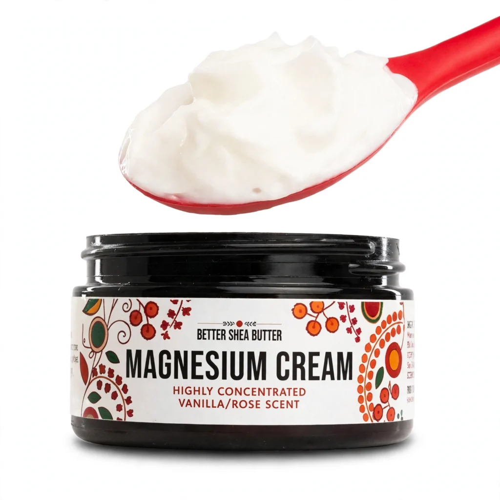 Magnesium Cream Highly Concentrated Vanilla Rose Scent